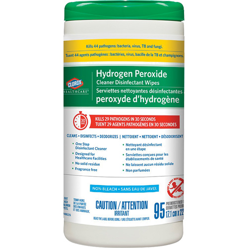 Healthcare&reg; Hydrogen Peroxide Cleaner Disinfecting Wipes, 95 Count D. Morneault & Fils