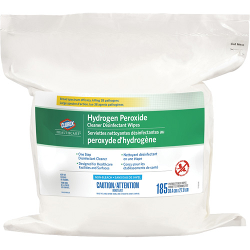 Healthcare&reg; Hydrogen Peroxide Cleaner Disinfecting Wipes, 185 Count D. Morneault & Fils