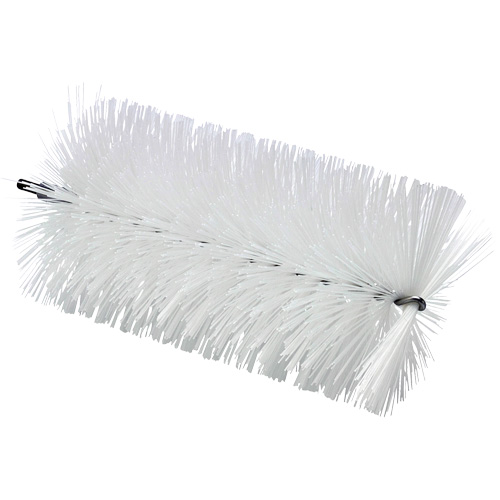 3.5" Brush for Flex Rod, Medium Bristles, 7-7/10" Long, White D. Morneault & Fils