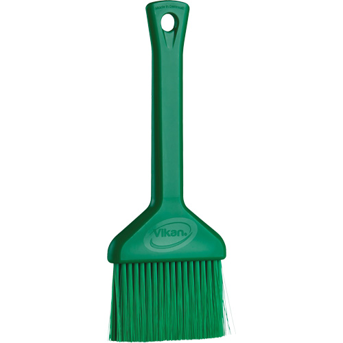 Pinceau &agrave; p&acirc;tisserie 3", Soies Doux, Longueur de 7-3/4", Vert D. Morneault & Fils