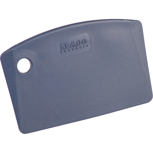 Mini grattoir de paillasse perceptible par d&eacute;tecteur de m&eacute;tal, Bleu, 5-1/4" la x 3-2/5" lo D. Morneault & Fils