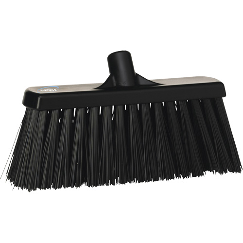Balai-brosse robuste, Crins Ferme, 13", Polyester, Noir D. Morneault & Fils