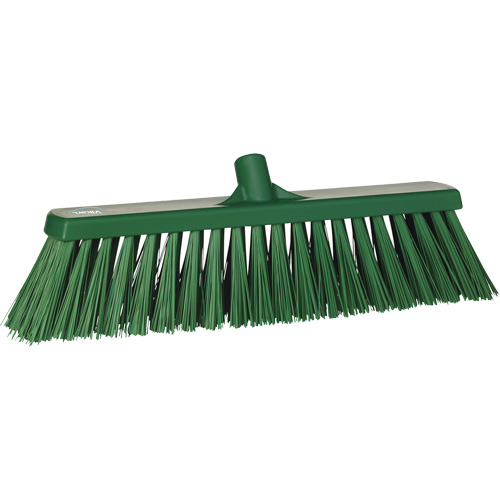 Balai-brosse robuste, Crins Ferme, 20", Polyester, Vert D. Morneault & Fils