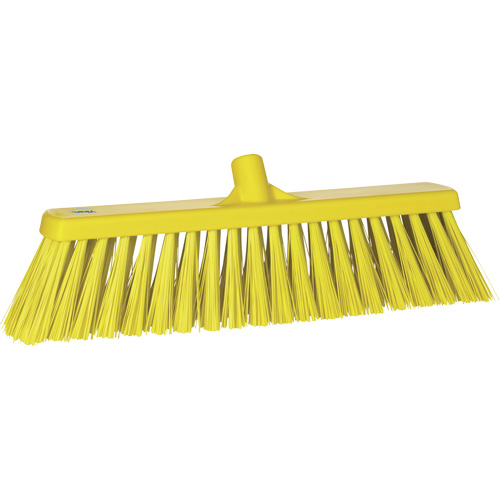 Balai-brosse robuste, Crins Ferme, 20", Polyester, Jaune D. Morneault & Fils