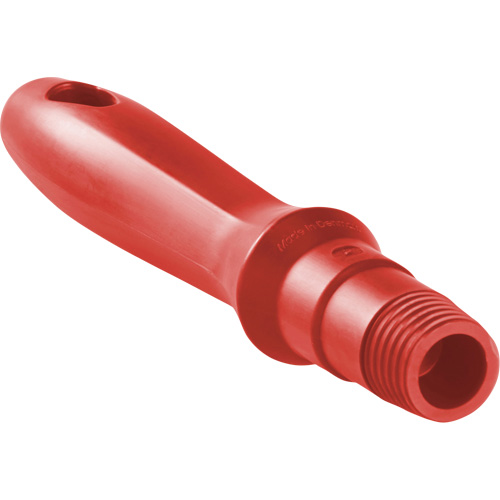 Mini manche, Brosse/Support &agrave; tampon/Grattoir/Raclette, Rouge, Standard, 6-1/4" lo D. Morneault & Fils