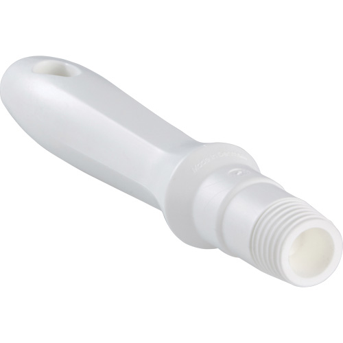 Mini manche, Brosse/Support &agrave; tampon/Grattoir/Raclette, Blanc, Standard, 6-1/4" lo D. Morneault & Fils