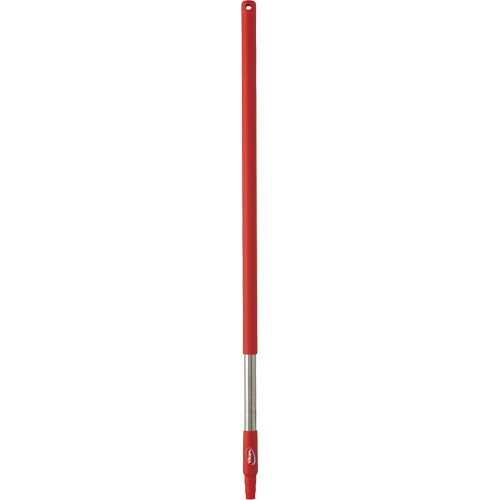 Handle, Broom/Brush/Pad Holder/Scraper/Squeegee, Red, Standard, 40" L D. Morneault & Fils