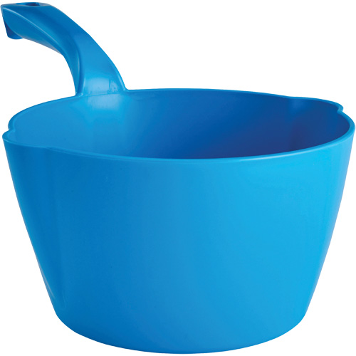 Round Bowl Scoop, Plastic, Blue, 64 oz. D. Morneault & Fils