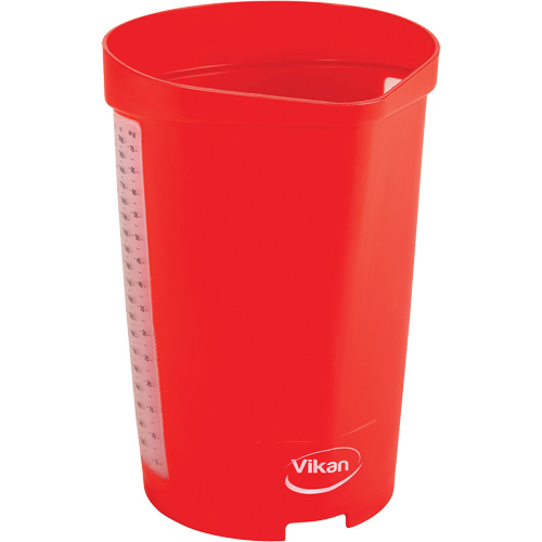 Measuring Jug, Plastic, Red, 65 oz. D. Morneault & Fils
