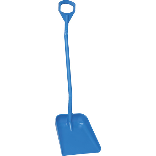Pelle ergonomique &agrave; grande lame, Longueur de 51", Plastique, Bleu D. Morneault & Fils