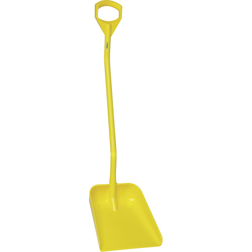 Pelle ergonomique &agrave; grande lame, Longueur de 51", Plastique, Jaune D. Morneault & Fils