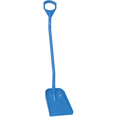 Pelle ergonomique &agrave; petite lame, Longueur de 50", Plastique, Bleu D. Morneault & Fils