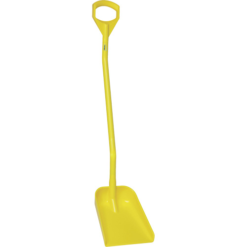 Pelle ergonomique &agrave; lame r&eacute;duite, Longueur de 50", Plastique, Jaune D. Morneault & Fils