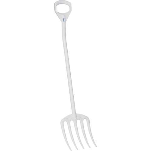 Hygienic Fork, 49" Length, Plastic, White D. Morneault & Fils