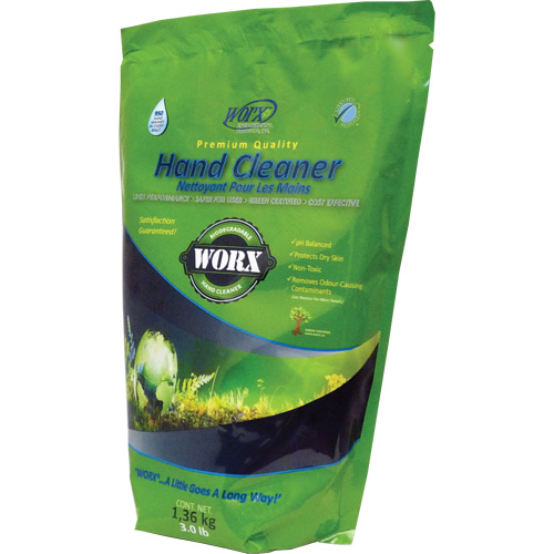 Biodegradable Hand Cleaner, Powder, 3 lbs., Refill, Scented D. Morneault & Fils
