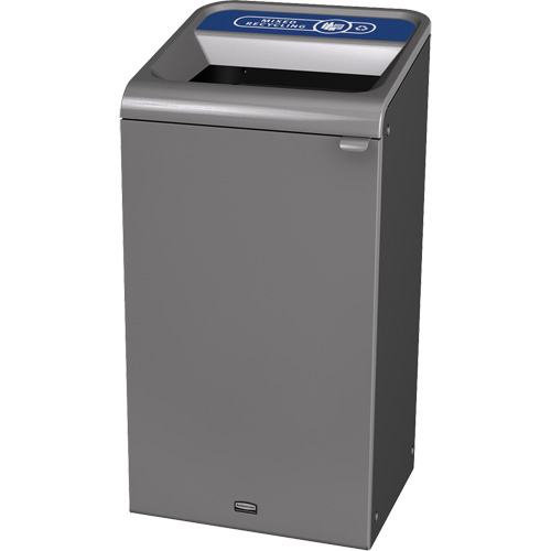Configure Mixed Recycling Waste Container, Bulk/Curbside/Deskside, Steel, 23 US gal. D. Morneault & Fils