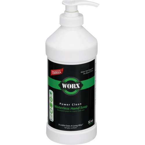 Savon pour les mains sans eau Power Clean, Liquide, 945 ml, Sans parfum D. Morneault & Fils