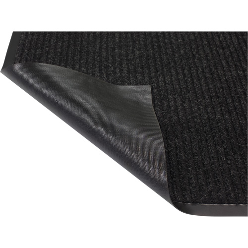 Tapis &agrave; nervures doubles, Essuie-pieds/grattoir, 4' x 6' x 1/4", Charbon D. Morneault & Fils