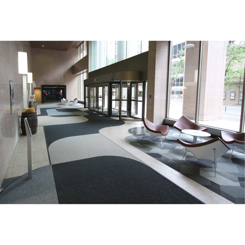 Tapis dentr&eacute;e Supreme Knob, Essuie-pieds/grattoir, 13-5/12' x 75-1/2' x 7/16", Charbon D. Morneault & Fils