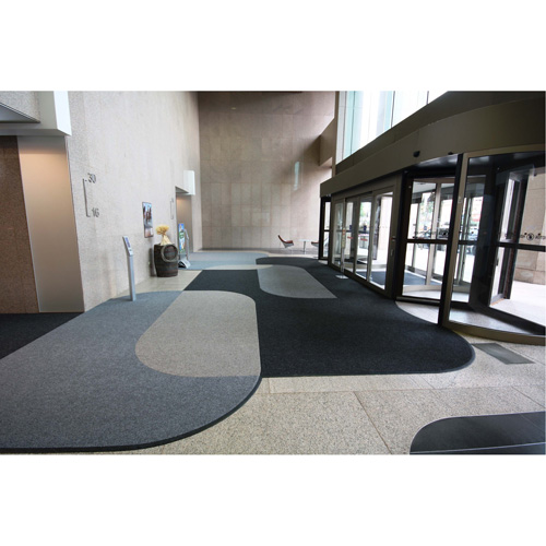 Tapis dentr&eacute;e Supreme Knob, Essuie-pieds/grattoir, 13-5/12' x 75-1/2' x 7/16", Charbon D. Morneault & Fils