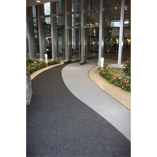 Tapis dentr&eacute;e Supreme Knob, Essuie-pieds/grattoir, 13-5/12' x 75-1/2' x 7/16", Charbon D. Morneault & Fils