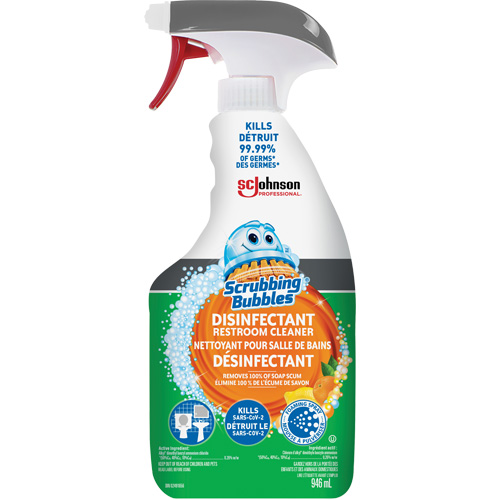 Nettoyant d&eacute;sinfectant pour toilette Scrubbing Bubbles, 32 oz, Bouteille &agrave; g&acirc;chette D. Morneault & Fils