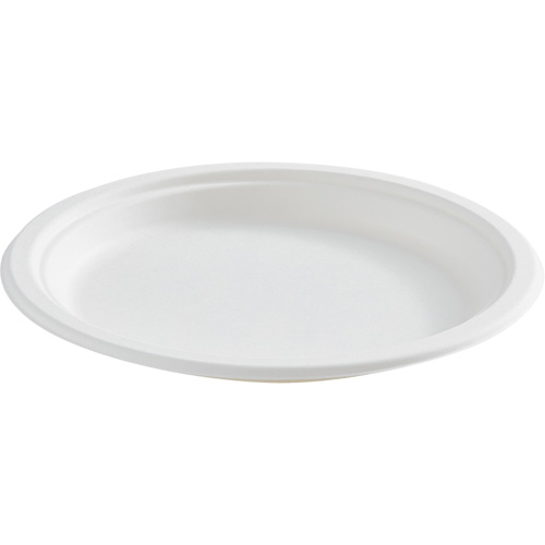 Round Fibre Compostable Plate D. Morneault & Fils