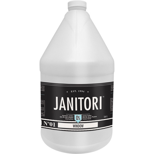 Janitori 01 Window Cleaner, 4 L, Jug D. Morneault & Fils