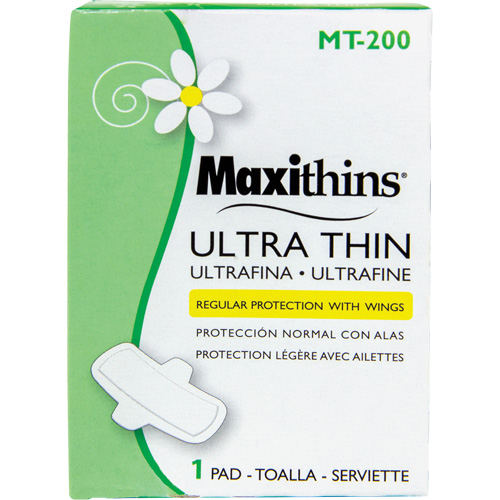 Maxithins&reg; Maxi Pad Ultra Thin with Wings D. Morneault & Fils