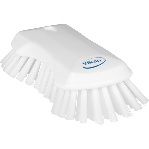 Brosse &agrave; main, Soies Tr&egrave;s ferme, Longueur de 9-1/10", Blanc D. Morneault & Fils