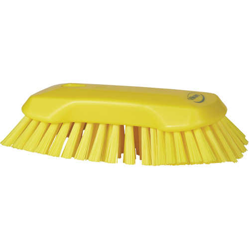 Brosse &agrave; main, Soies Tr&egrave;s ferme, Longueur de 9-1/10", Jaune D. Morneault & Fils