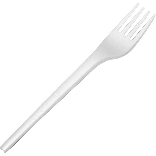 CPLA Compostable Forks D. Morneault & Fils