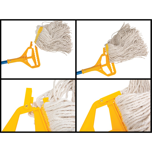 Poign&eacute;e avec agrafe, Fibre de verre/Plastique, Pointe Barri&egrave;re ouverte, 60" lo D. Morneault & Fils