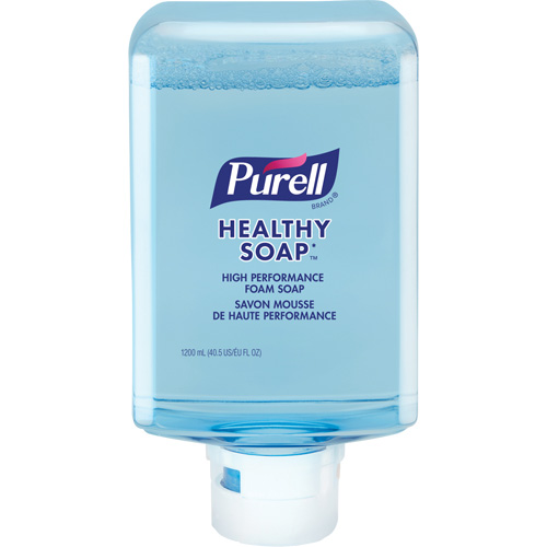Savon mousse de haute performance ES10 PURELL HEALTHY SOAP avec la technologie CLEAN RELEASE, Mousse, 1200 ml, Sans parfum D. Morneault & Fils