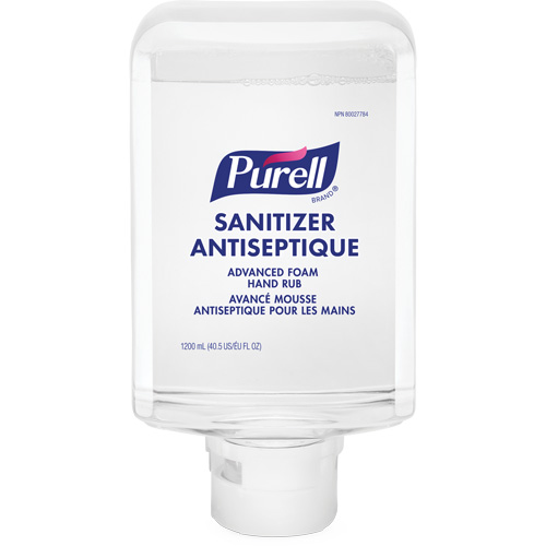 ES10 Advanced Hand Sanitizer Foam, 1200 ml, Cartridge Refill, 70% Alcohol D. Morneault & Fils