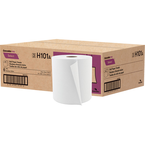 Rouleau de papier essuie-tout PRO Select, 1 pli, Standard, 1000' lo D. Morneault & Fils
