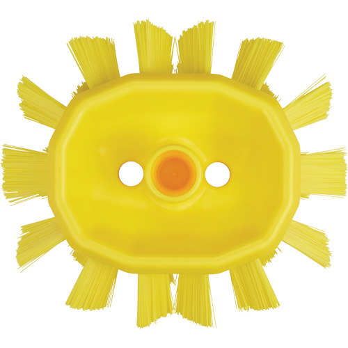 Brosse UST pour cuves, Soies Ferme, Longueur de 7-1/2", Jaune D. Morneault & Fils