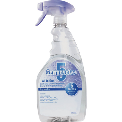 D&eacute;sinfectant et d&eacute;sodorisant Germosolve 5, 946 ml, Bouteille &agrave; g&acirc;chette D. Morneault & Fils