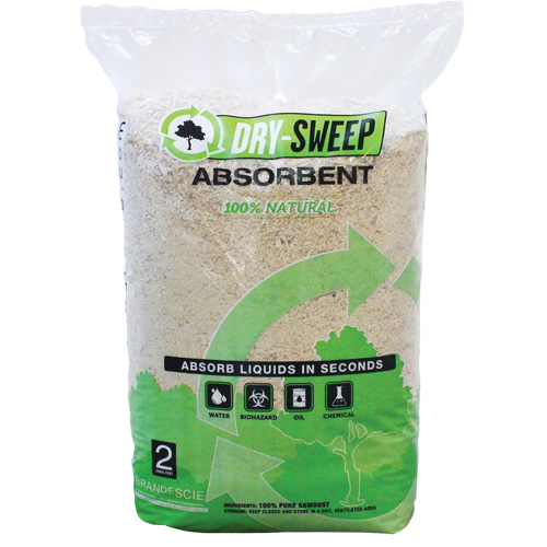 Absorbant naturel biod&eacute;gradable Dry Sweep, Sac, 22 lb (10 kg) D. Morneault & Fils