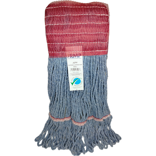 Wide-Band Mop Head, Antimicrobial/Floor Finishing/Specialty, Cotton/Rayon/Synthetic, Loop Style D. Morneault & Fils