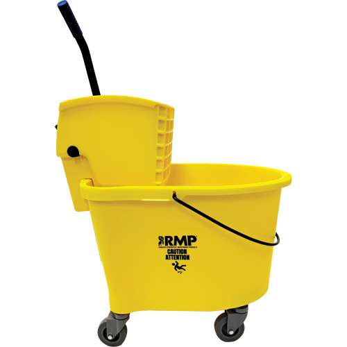 Mop Bucket, Side Press, 8.75 US Gal.(35 Quart) D. Morneault & Fils