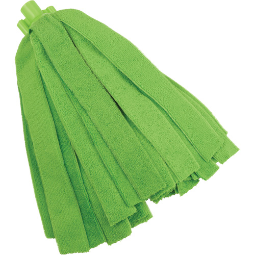 Socket Mop, Green, Microfibre, Cut Style D. Morneault & Fils