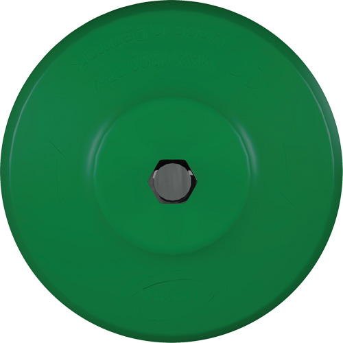 HyDrive Round Drill Brush, Extra Stiff Bristles, 3-1/10" Long, Green D. Morneault & Fils