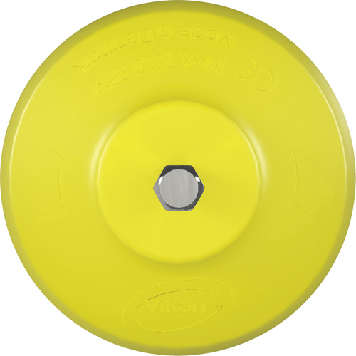 HyDrive Round Drill Brush, Extra Stiff Bristles, 3-1/10" Long, Yellow D. Morneault & Fils