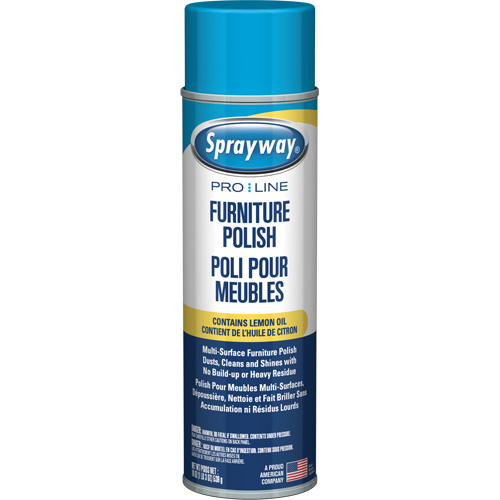 Pro Line Furniture Polish with Lemon Oil, 19 oz., Aerosol Can D. Morneault & Fils