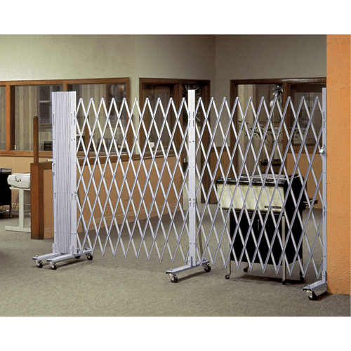 Barri&egrave;res extensibles portatives, Emboîtables, 144" lo x  h, Argent D. Morneault & Fils