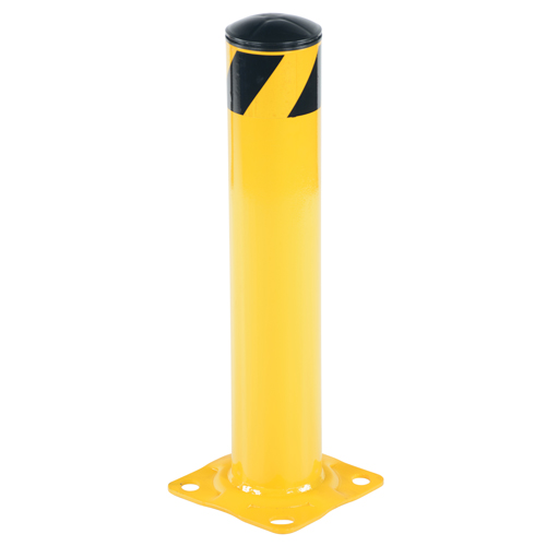 Butoir de s&eacute;curit&eacute;, Acier, 24" h x 4,5" la, Jaune D. Morneault & Fils