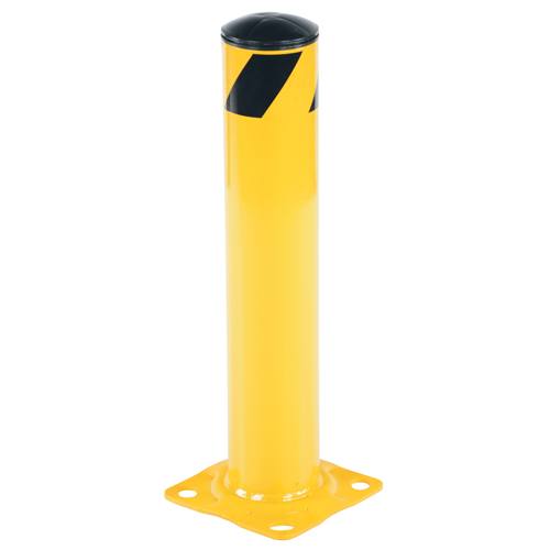 Butoir de s&eacute;curit&eacute;, Acier, 24" h x 4,5" la, Jaune D. Morneault & Fils