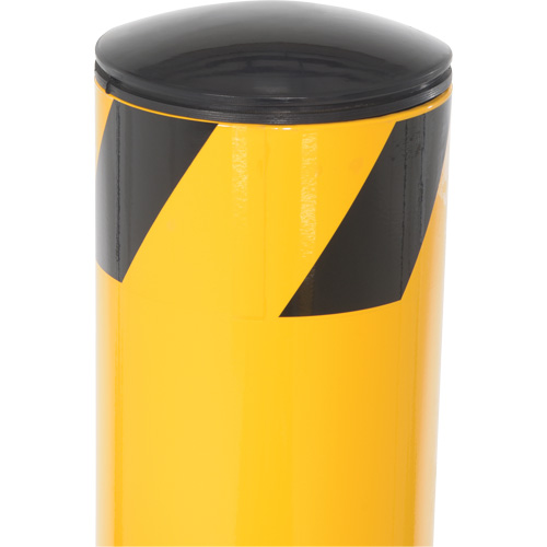 Bollard, Steel, 42" H x 5-1/2" W, Yellow D. Morneault & Fils