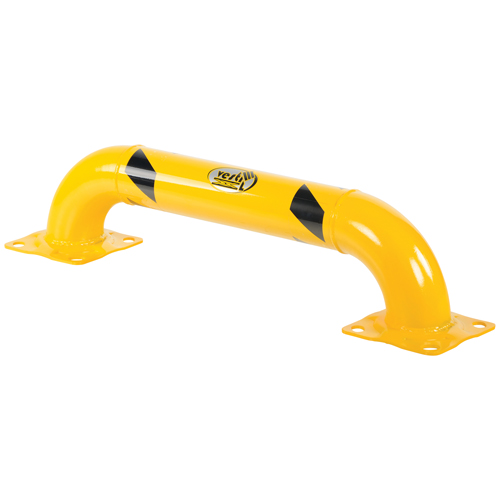 Low Profile Rack Guards, 3' W x 0.75' H, Yellow D. Morneault & Fils